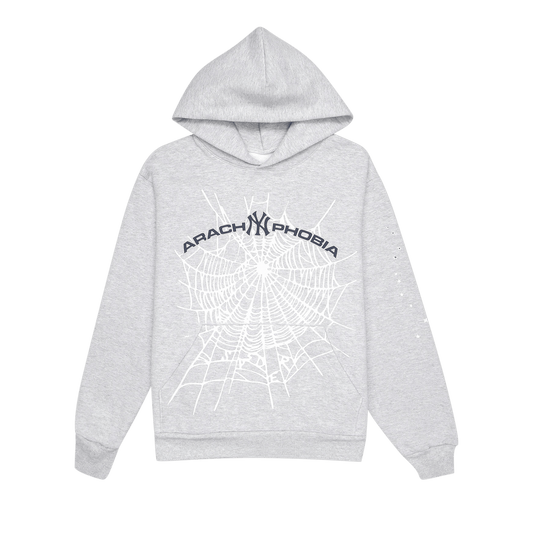 Sp5der Arach NY Phobia Hoodie 'Ash Grey'