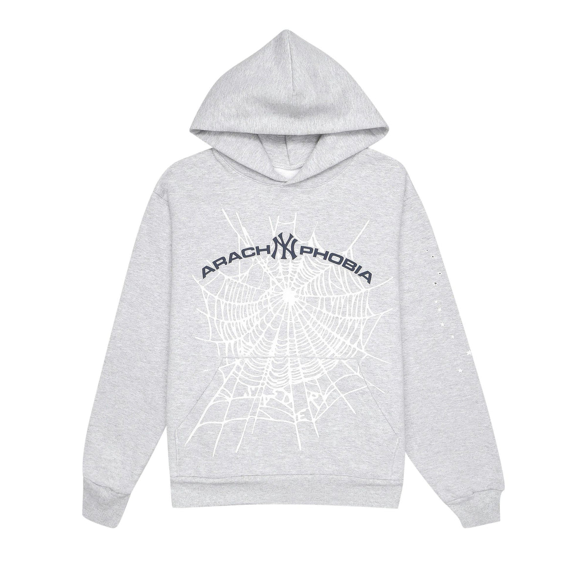 Sp5der Arach NY Phobia Hoodie 'Ash Grey'