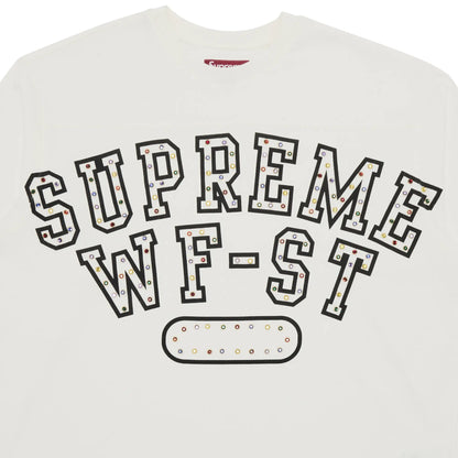 Supreme Athletic Studded Long-Sleeve Top 'White'