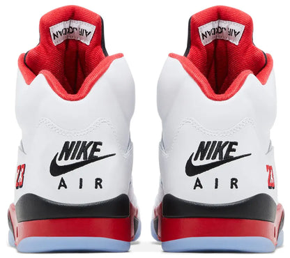 Jordan 5 Retro Fire Red Black Tongue (2025)