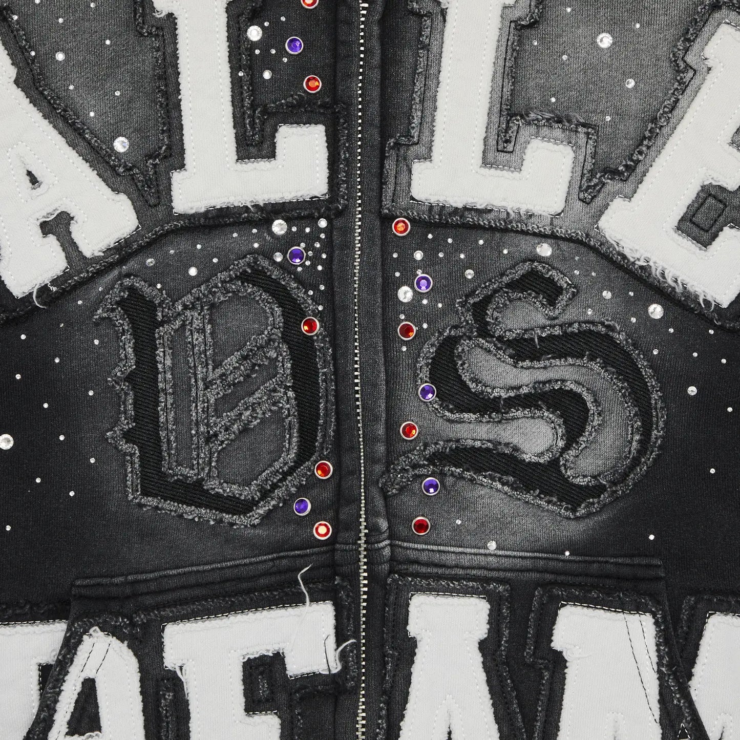 Vale Forever 'Classico' Black Zip Up Hoodie