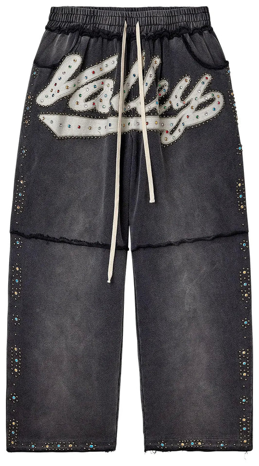 Vale Forever 'Skittles' Black Sweats