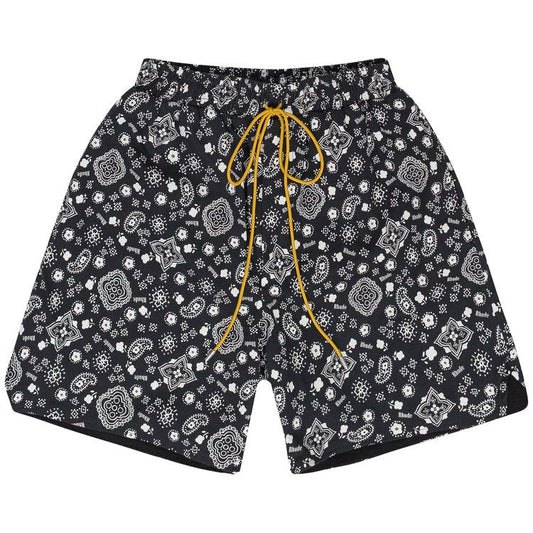 Rhude Bandana Shorts 'Grey'
