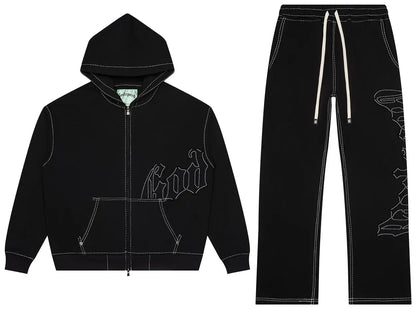 Godspeed OG Logo Sweatsuit Stitched (Black/White)