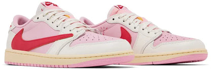 Jordan 1 Retro Low OG SP Travis Scott Sail Tropical Pink