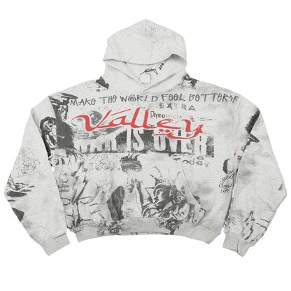 Vale Forever Mural Hoodie 'Grey'