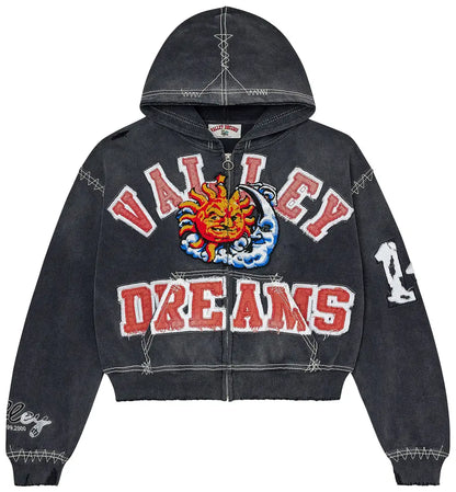 Vale Forever Sunny Zip Up Black