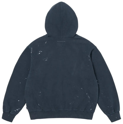 Supreme MM6 Maison Margiela Box Logo Zip Up Hoodie 'Navy'