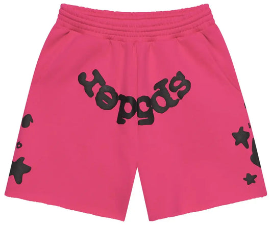 Sp5der Beluga Sweat Shorts 'Pink'