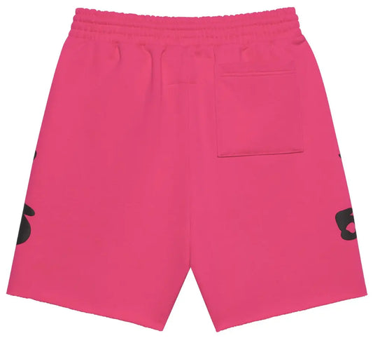 Sp5der Beluga Sweat Shorts 'Pink'