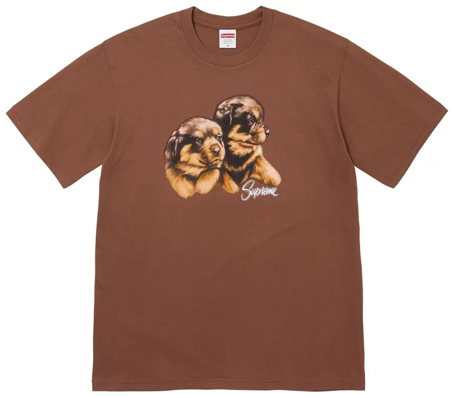Supreme Puppies Tee 'Brown'
