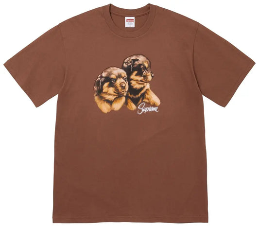 Supreme Puppies Tee 'Brown'