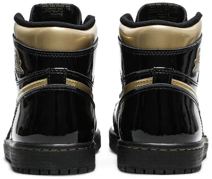 Jordan 1 Retro High Negro Metálico Dorado (2020)