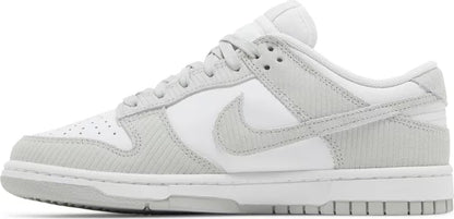 Nike Dunk Low Light Silver Corduroy (Mujer)