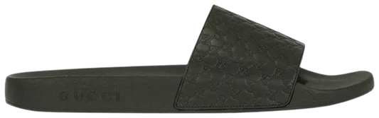 Gucci Microguccissima Slide Black