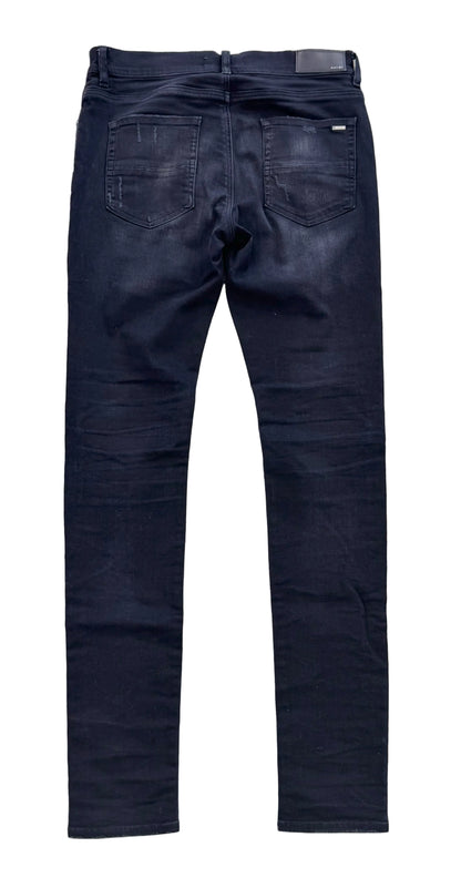 Amiri MX1 Camo Patch Jeans Aged Black (Pre-Owned)