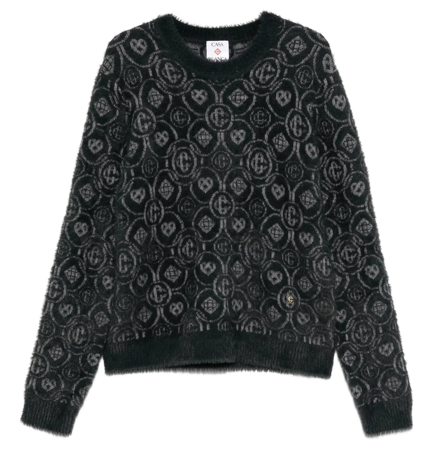 Casablanca Monogram Crew-Neck Sweater *UNDER RETAIL*