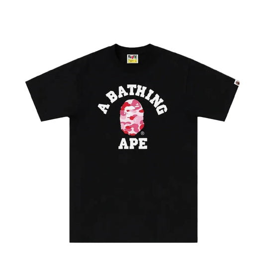 A BATHING APE® ABC Camo College T-Shirt ‘Black’