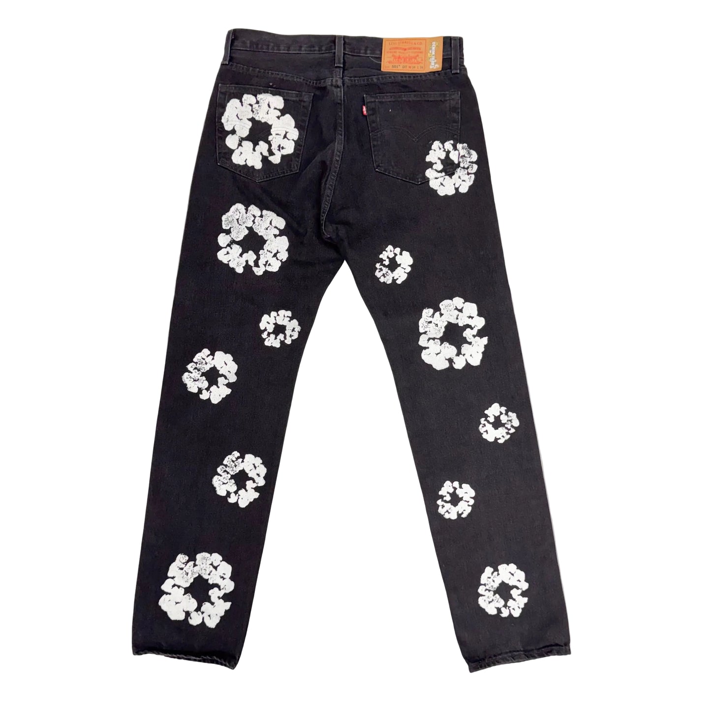 Denim Tears x Levi's Cotton Wreath Jean Black (Pre-Owned)