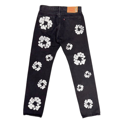 Denim Tears x Levi's Cotton Wreath Jean Black (Pre-Owned)