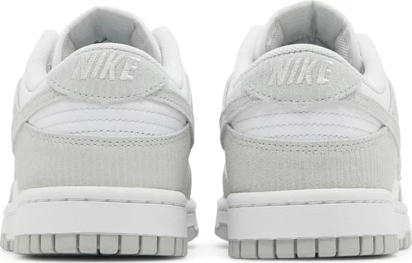 Nike Dunk Low Light Silver Corduroy (Mujer)