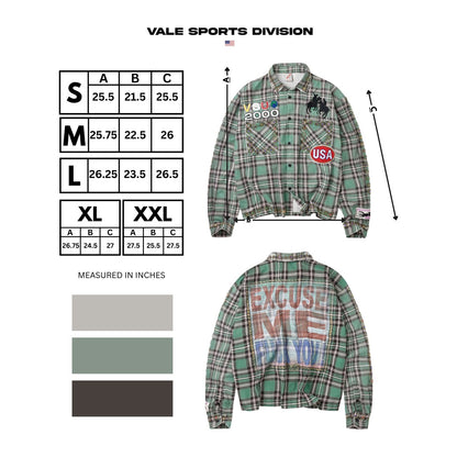 Vale Forever Jade Flannel
