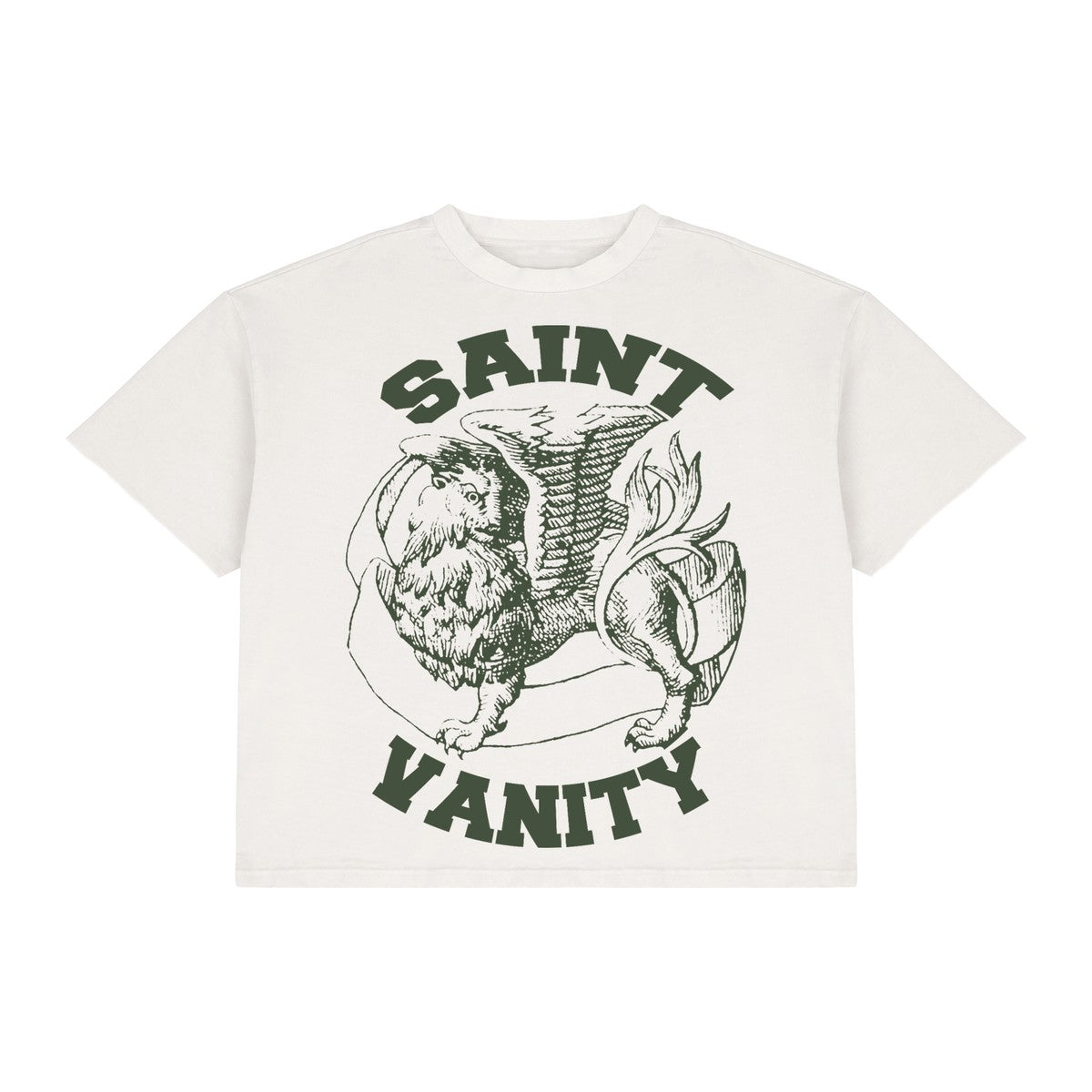 SAINT VANITY White & Green Griffin
