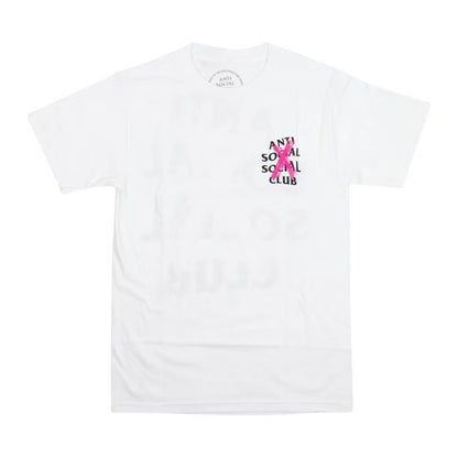 Anti Social Social Club Canceled White/Pink Tee
