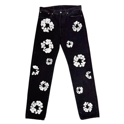Denim Tears x Levi's Cotton Wreath Jean Black (Pre-Owned)