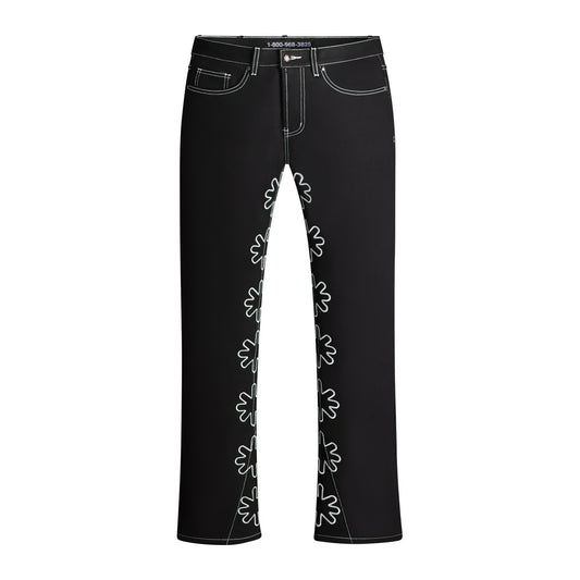 Lostshdws OG Drk Outline Denim Pant 'White'