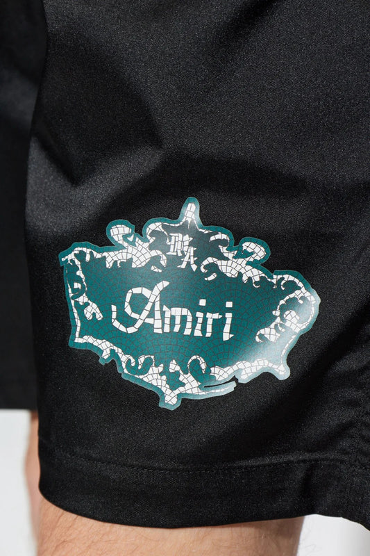 Amiri Amiri Logo Swim Shorts