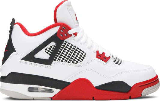 Jordan 4 Retro Fire Red (2020) (GS)-408452-160