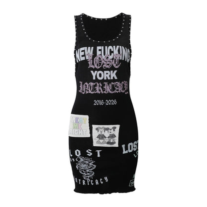 Lost intricacy 'Not Your Problem' Black Dress