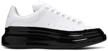 Alexander McQueen Oversized Sneaker Paint Dipped - White Black
