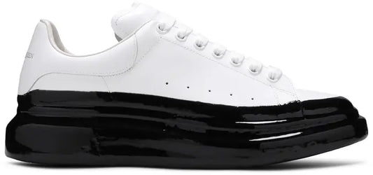 Alexander McQueen Oversized Sneaker Paint Dipped - White Black