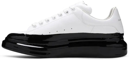 Alexander McQueen Oversized Sneaker Paint Dipped - White Black