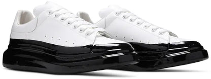Alexander McQueen Oversized Sneaker Paint Dipped - White Black