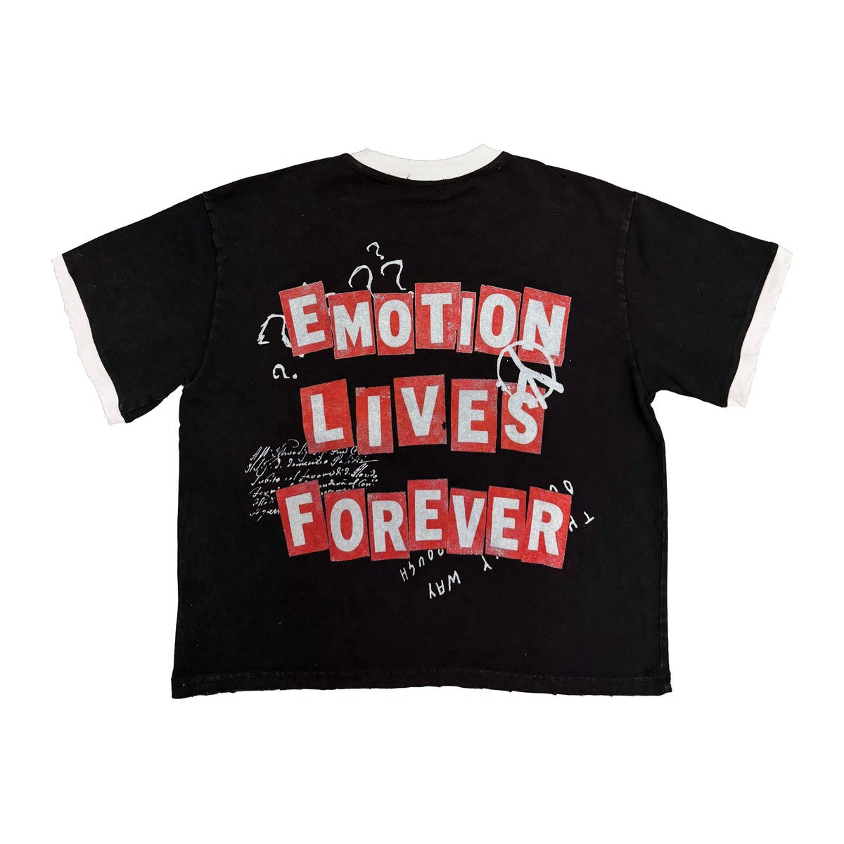 Mixed Emotion Black Static Tee