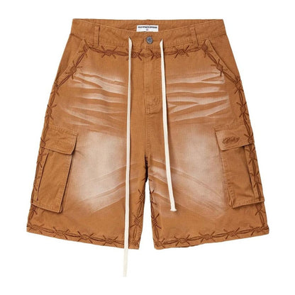 Vale Forever Livewire Jorts Brown Stylish Denim Shorts