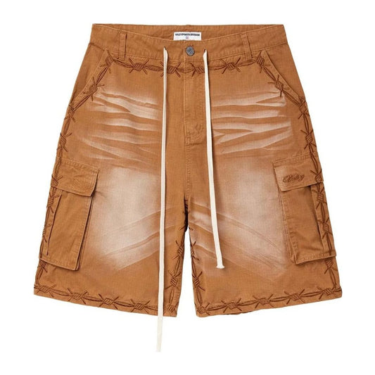 Vale Forever Livewire Jorts Brown Stylish Denim Shorts