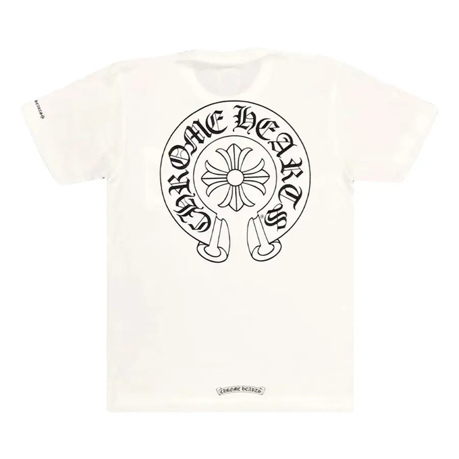 Chrome Hearts Horse Shoe Logo Pocket T-Shirt 'White'
