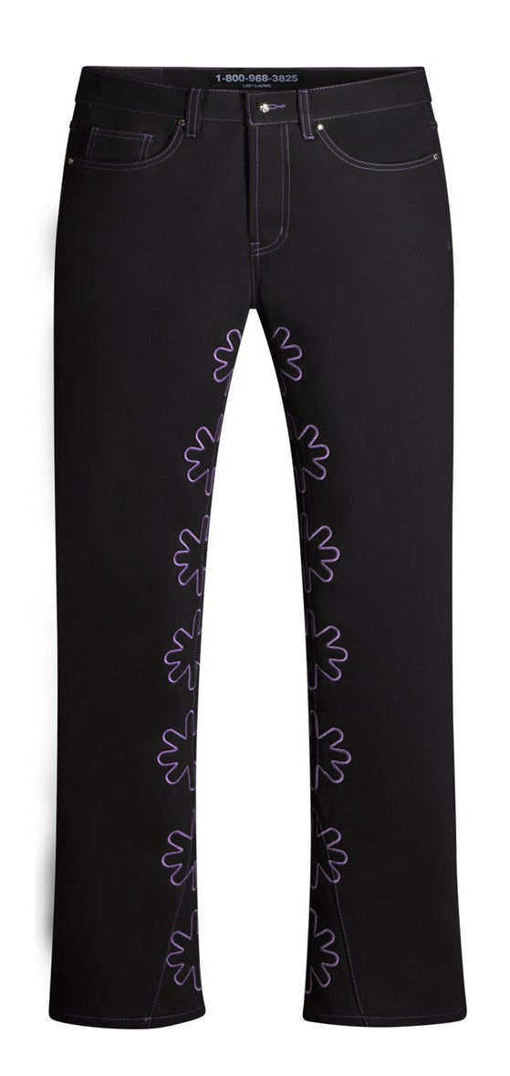 LostShdws DRKSHDWS Outline Denim Pant 'Purple'