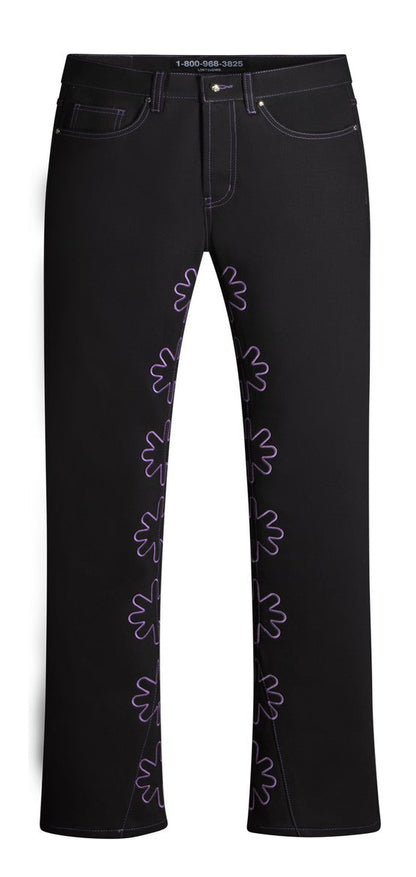 LostShdws DRKSHDWS Outline Denim Pant 'Purple'