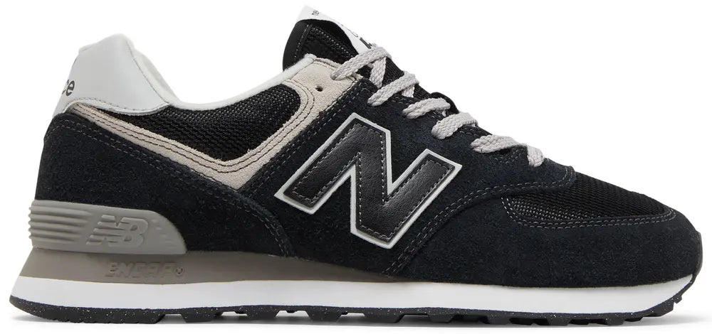 New Balance 574 Black White