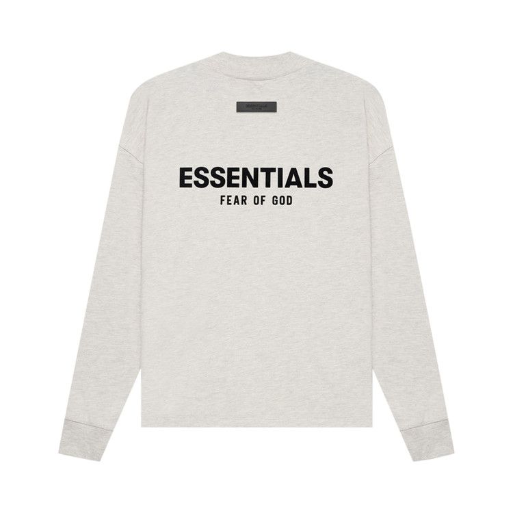 Fear of God Essentials Long-Sleeve Tee 'Light Oatmeal'