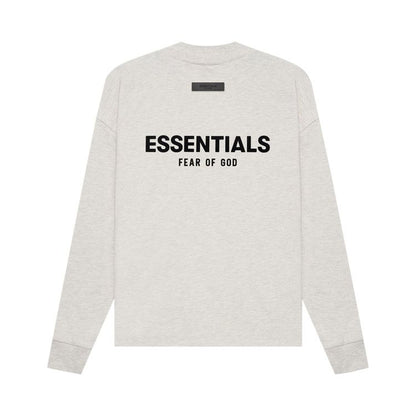 Fear of God Essentials Long-Sleeve Tee 'Light Oatmeal'