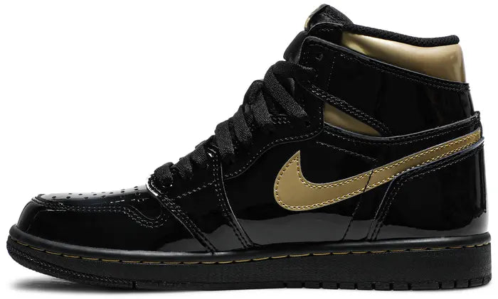 Jordan 1 Retro High Negro Metálico Dorado (2020)