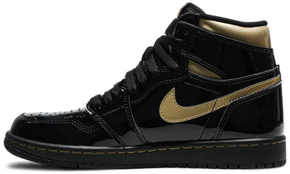 Jordan 1 Retro High Negro Metálico Dorado (2020)