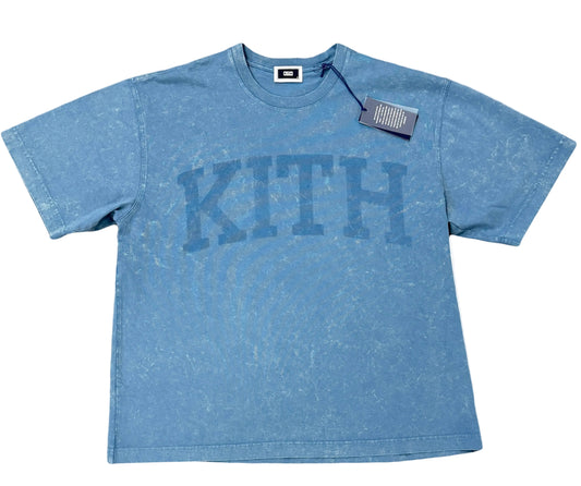 Kith Collegiate Vintage Alex Boxy Tee 'Blue'