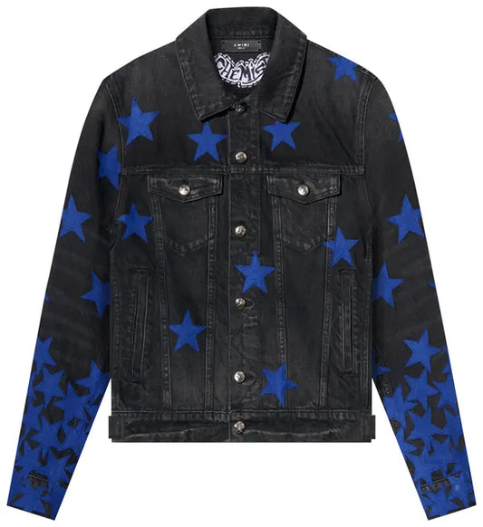 Amiri Chemist Star Trucker 'Aged Black'